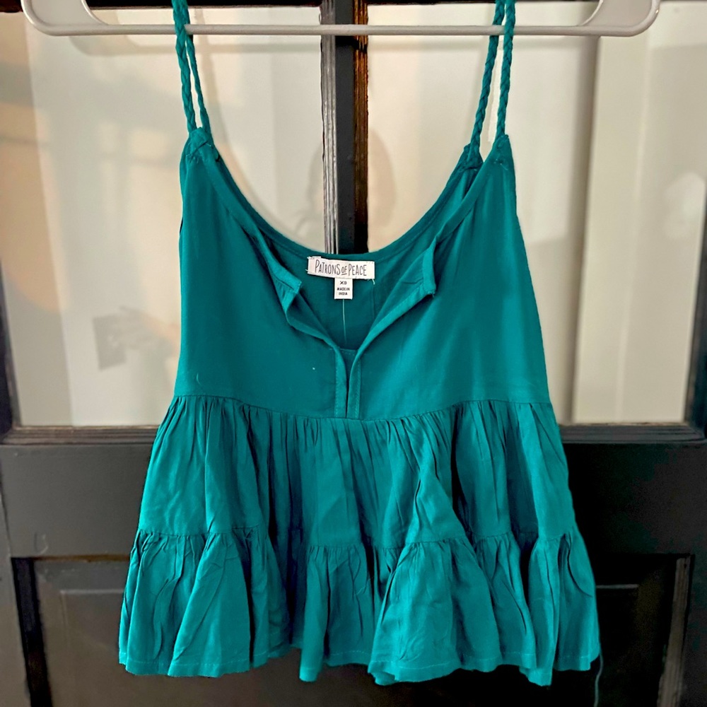 Teal Tank Top